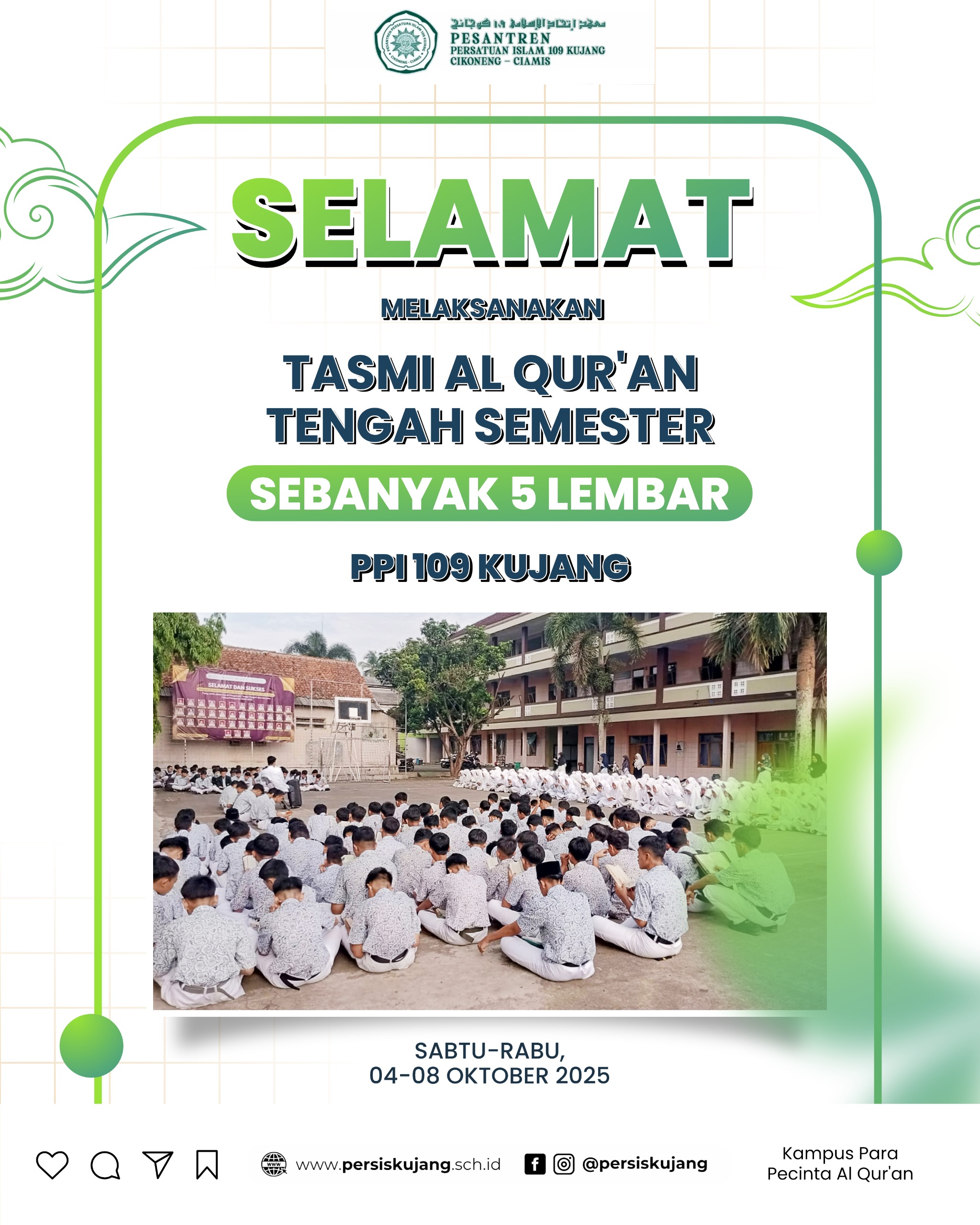 Tasmi Al Qur'an Tengah Semester