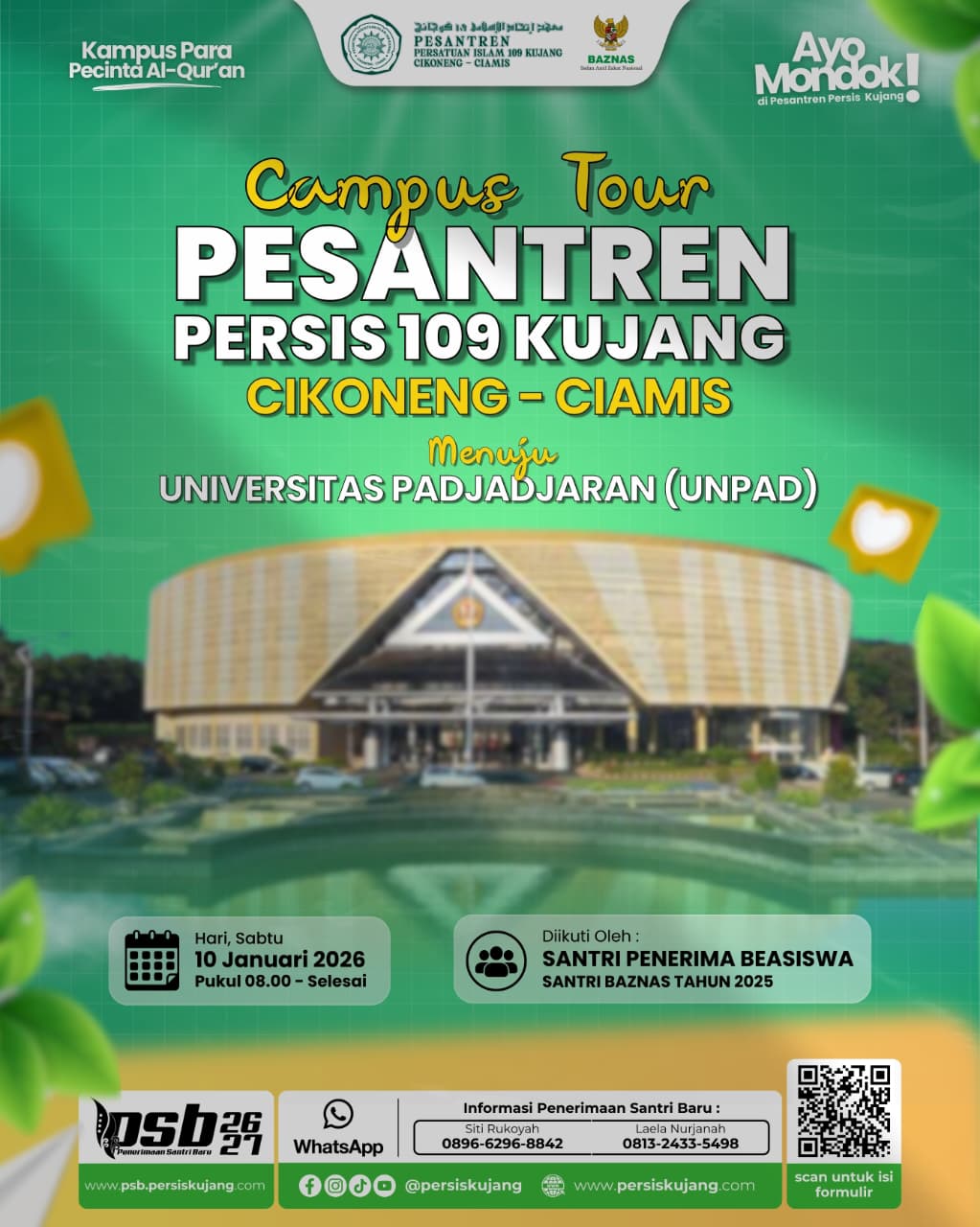  Campus Tour Santri Beasiswa Baznas RI