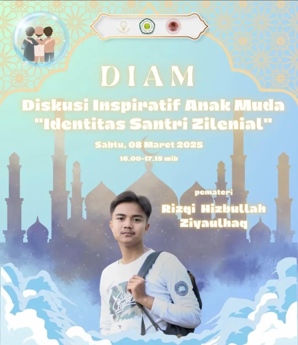 KURMA Spesial Ramadhan: DIAM (Diskusi Inspiratif Anak Muda) “Identitas Santri Zilenial”