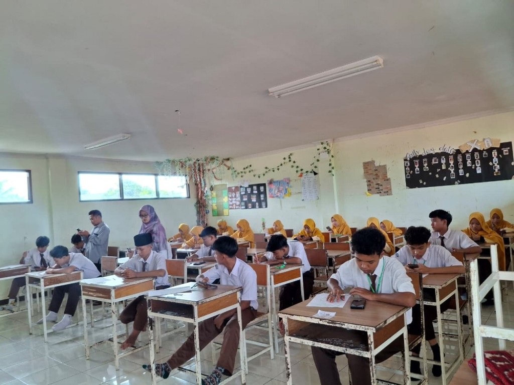 Mengukur Hasil Belajar, MTs Tahfizhil Qur’an Persis 109 Kujang Gelar Ujian Akhir