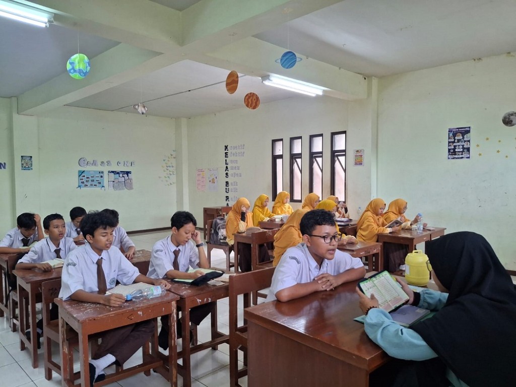 Gema Wahyu Ilahi di PPI 109 Kujang: Perjuangan Santri Selesaikan Ujian Tahfizh Akhir Semester 